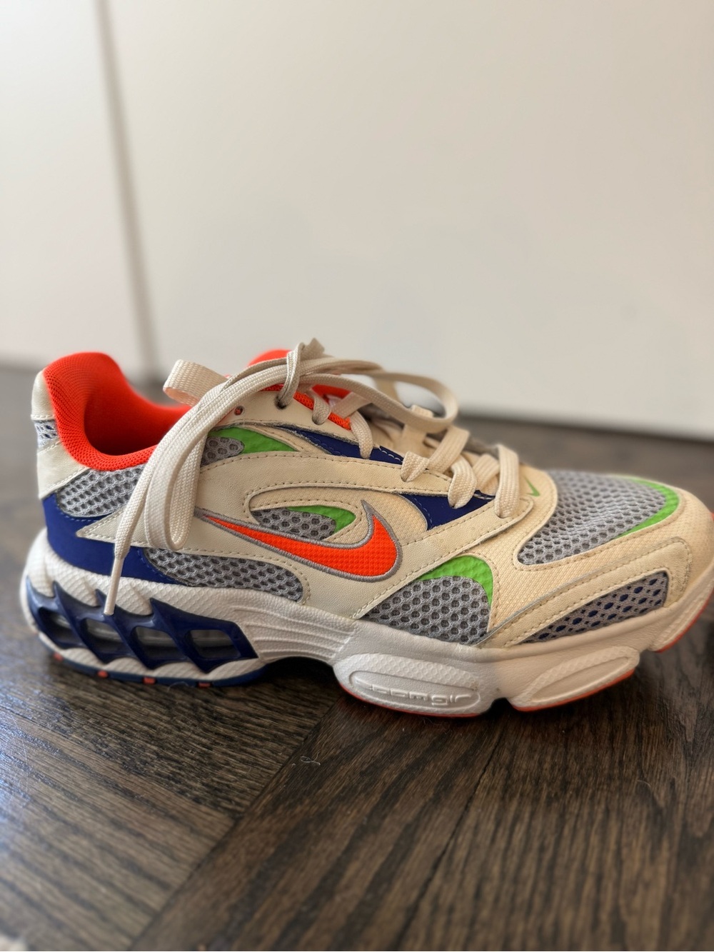 Nike Zoom Air Fire Sail Blue Crimson - Picture 10 of 12